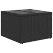 vidaXL 9 Piece Steel Sofa Set in Black