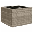 vidaXL Poly Rattan Large Sofa Set w/ Removable Covers in Gray