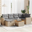 vidaXL 7 Piece Sofa Set in Beige