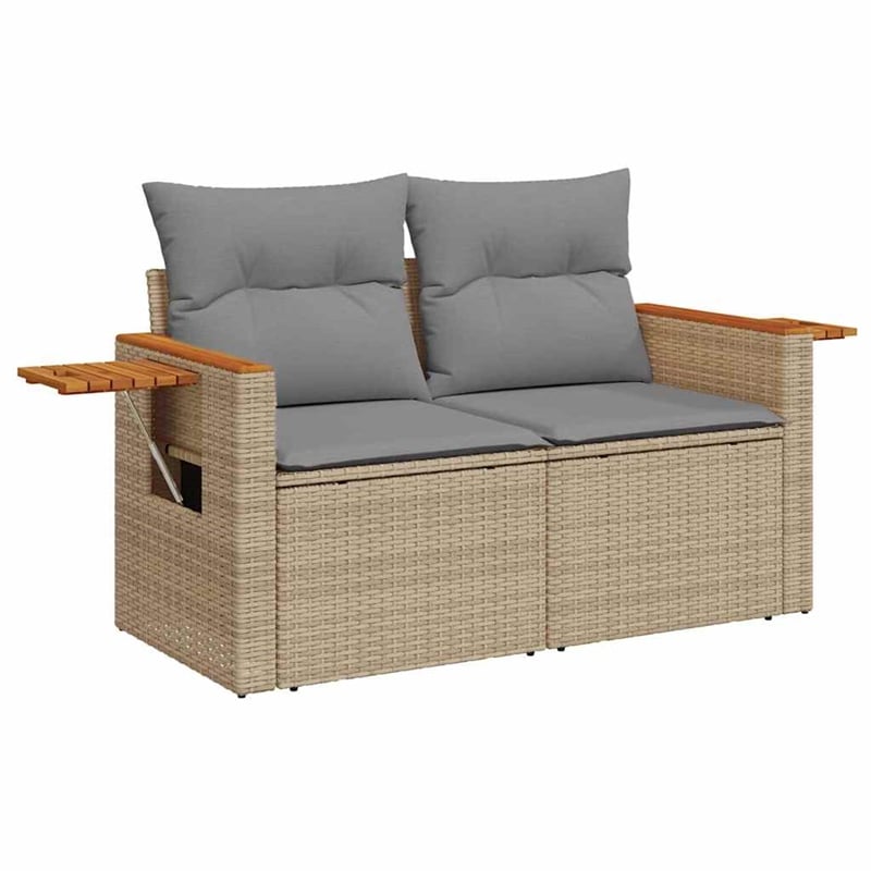 vidaXL 5 Piece Sofa Set in Beige