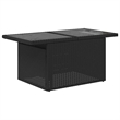 vidaXL 9 Piece Poly Rattan Large Sofa Set in Black