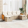 vidaXL 6 Piece Sofa Set in Beige