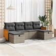 vidaXL 6 Piece Sofa Set in Gray
