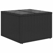 vidaXL 11 Piece Steel Sofa Set in Black