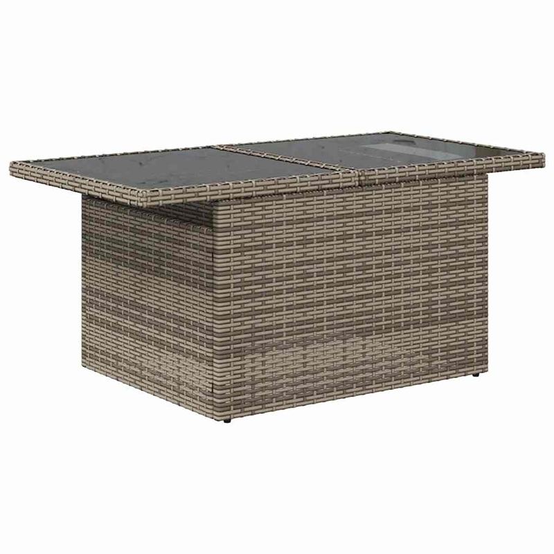 vidaXL 6 Piece Steel Sofa Set in Gray
