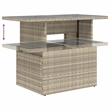 vidaXL 6 Piece Poly Rattan Sofa Set in Gray