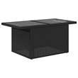 vidaXL 11 Piece Poly Rattan Sofa Set in Black