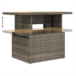 vidaXL 8 Piece Poly Rattan Sofa Set in Gray