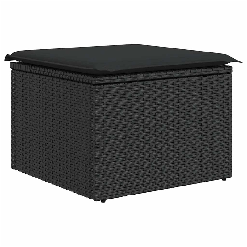 vidaXL 7 Piece Sofa Set in Black