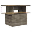 vidaXL 7 Piece Solid Acacia Wood Sofa Set in Gray