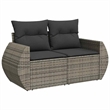 vidaXL 7 Piece Sofa Set in Gray