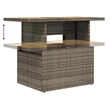 vidaXL 10 Piece Poly Rattan Sofa Set in Gray