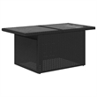 vidaXL 9 Piece Poly Rattan Sofa Set in Black/Cream
