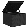 vidaXL 7 Piece Poly Rattan Sofa Set in Black