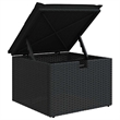 vidaXL 8 Piece Poly Rattan Sofa Set in Black