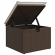 vidaXL 8 Piece Poly Rattan Sofa Set in Brown