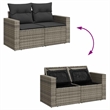 vidaXL Large Sofa Set in Gray