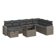vidaXL Large Sofa Set in Gray