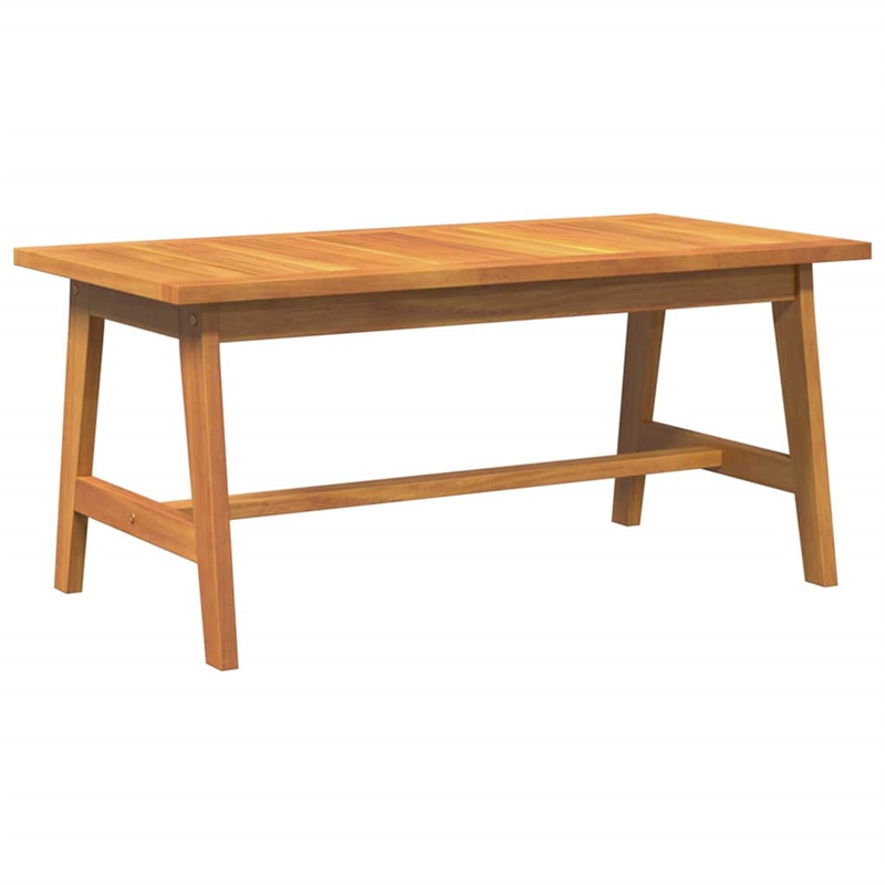 vidaXL Solid Acacia Wood Bistro Set with Cushions in Brown