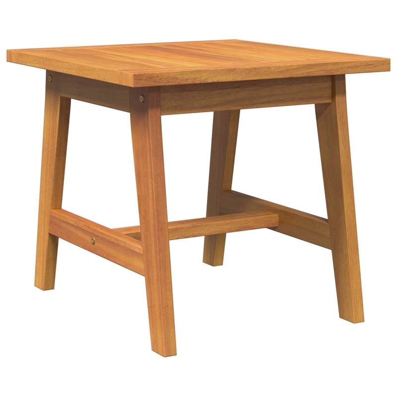 vidaXL Solid Acacia Wood Bistro Set with Cushions in Brown