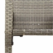 vidaXL 7 Piece Solid Acacia Wood Bar Set in Gray