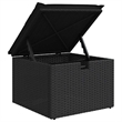 vidaXL 8 Piece Poly Rattan Sofa Set in Black/Brown