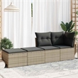 vidaXL 2 Piece Poly Rattan Sofa Set in Gray