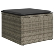 vidaXL 2 Piece Poly Rattan Sofa Set in Gray
