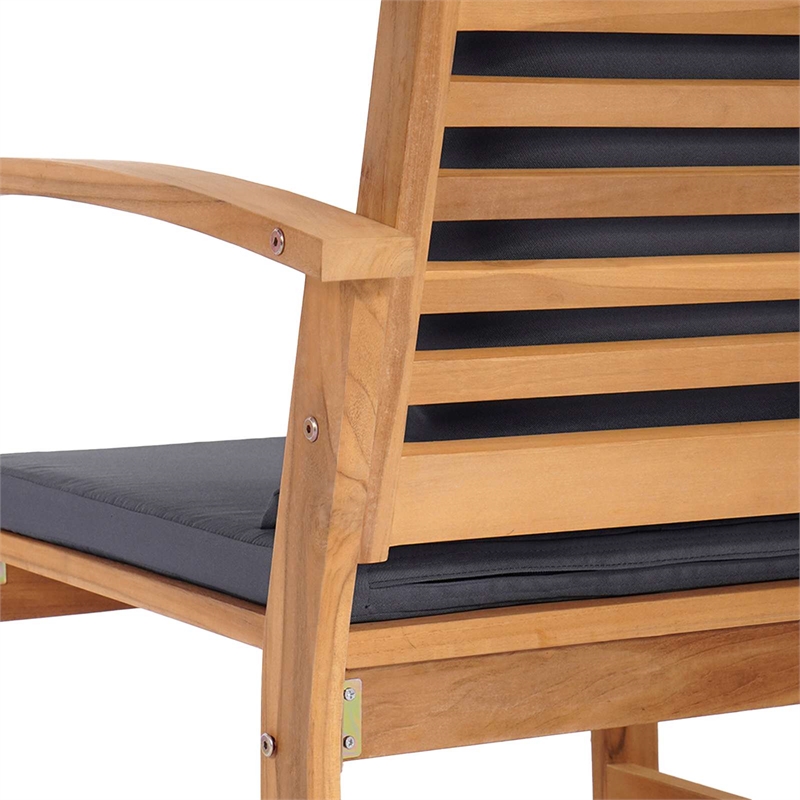 vidaXL Wood Sofa Set in Natural