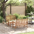 vidaXL Wood Sofa Set in Natural