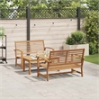 vidaXL Wood Sofa Set in Natural