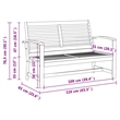 vidaXL Wood Sofa Set in Natural
