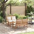 vidaXL Wood Sofa Set in Natural