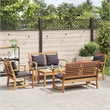 vidaXL Wood Sofa Set in Natural