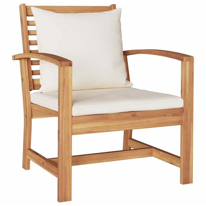 vidaXL Wood Sofa Set in Natural