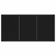 vidaXL Poly Rattan Dining Set in Black