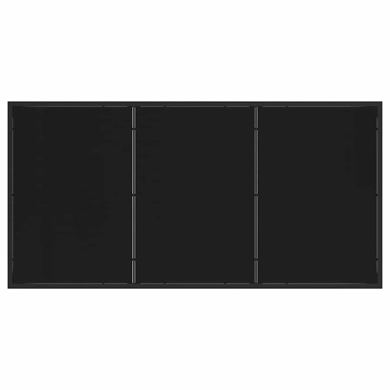 vidaXL Poly Rattan Dining Set in Black