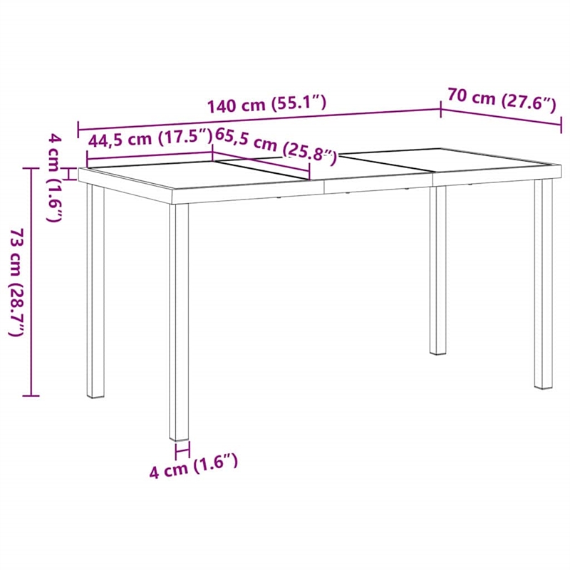 vidaXL Steel Furniture Set with Cushions in Gray