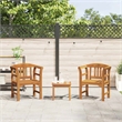 vidaXL Solid Acacia Wood Lounge Set in Brown