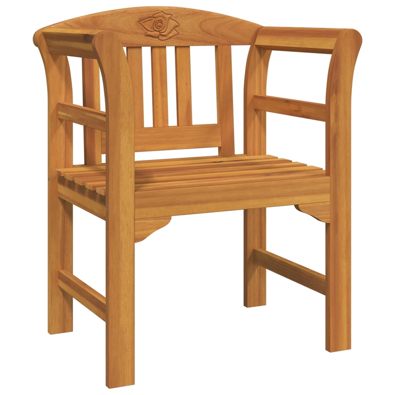 vidaXL Solid Acacia Wood Lounge Set in Brown