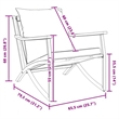 vidaXL Steel Furniture Set in Black/Gray