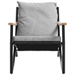 vidaXL Steel Furniture Set in Black/Gray