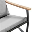 vidaXL Steel Furniture Set in Black/Gray