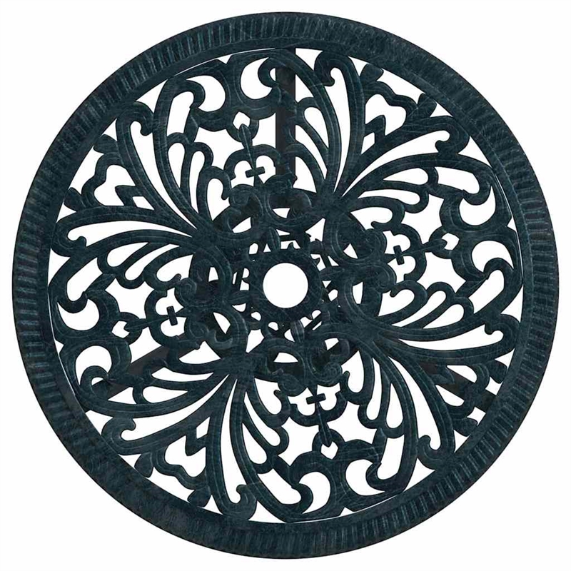 vidaXL Aluminum Bistro Set in Green