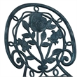 vidaXL Aluminum Bistro Set in Green