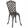 vidaXL Aluminum Bistro Set in Bronze