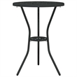 vidaXL Aluminum Bistro Set in Black