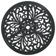 vidaXL Aluminum Bistro Set in Black