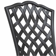 vidaXL Aluminum Bistro Set in Black