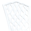 vidaXL Aluminum Bistro Set in White